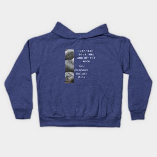 strong foundation Kids Hoodie